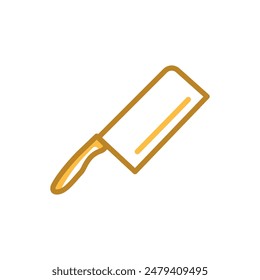 kitchen knife icon vector design template elegant style