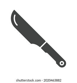 Kitchen Knife icon vector image. Can also be used for Miscellaneous Objects. Suitable for mobile apps, web apps and print media.