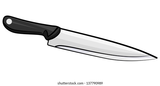 Kitchen knife, illustration