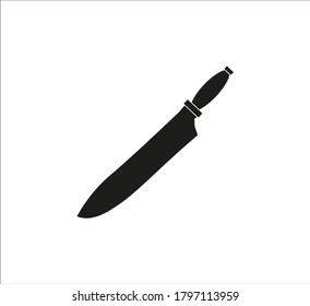 cuchillo de cocina. ilustración para diseño web y móvil.