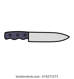 kitchen knife isolated icon