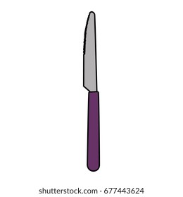 kitchen knife isolated icon