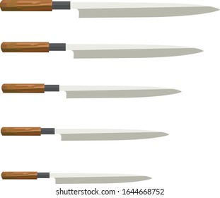 kitchen knife isolated on white background