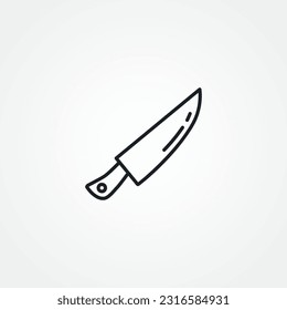kitchen Knife line icon. cooking Knife line icon