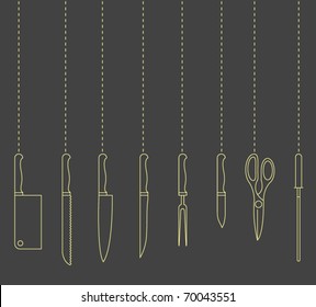 Kitchen knife set