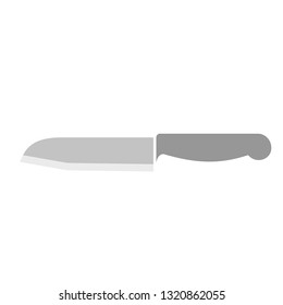 Kitchen knife simlple art geometric illustration. Icon, graphic symbol, part of image design , kitchen, vegetables, fruit, desserts