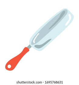 Küchenmesser-Utensilienhandgezeichnet Vektorillustration-Design