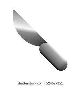 kitchen knife utensil icon vector illustration graphic design