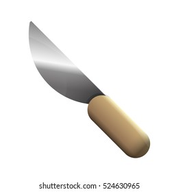 kitchen knife utensil icon vector illustration graphic design
