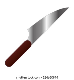 kitchen knife utensil icon vector illustration graphic design