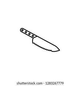 kitchen knife, utensil, sharp icon. Element of kitchen utensils icon for mobile concept and web apps. Detailed kitchen knife, utensil, sharp icon can be used for web and mobile