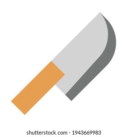 kitchen knife vector for cooking app