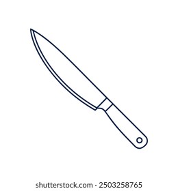 cuchillo de cocina Ilustración de diseño de Vector