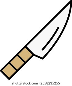 Kitchen Knife vector icon illustration