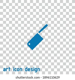 kitchen knife vector icon on an abstract background