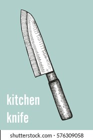 kitchen knife vector illustration