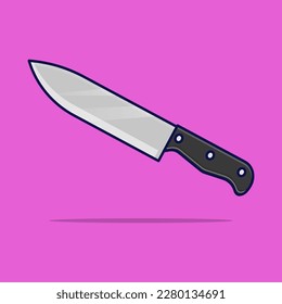 Kitchen Knife vector illustration. Knife icon concept isolated. Flat design