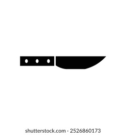 Kitchen knife vector, perfect for a company icon or marketing logo for cooking utensils. This vector illustration is ideal for kitchen and restaurant branding