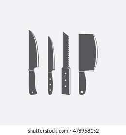 Kitchen knives icon