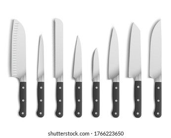 Professional Knives Set Hd Stock Images Shutterstock