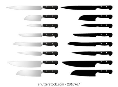 Kitchen Knives - vector