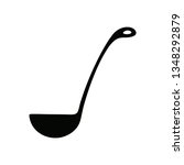 Kitchen ladle icon