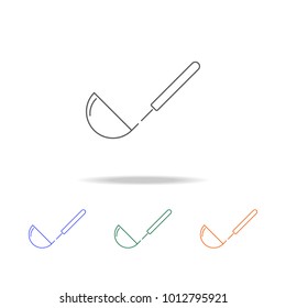 Kitchen ladle icon. Element of kitchen accessories multi colored icons for mobile concept and web apps. Thin line icon for website design and development. Premium icon on white background