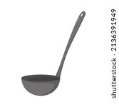 Kitchen ladle icon. Kitchen Utensil. Cartoon illustration of kitchen ladle vector icon. Utensils logo for web and digital.