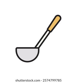 Kitchen Ladle Icon Vector Illustration