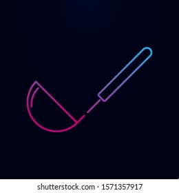 Kitchen ladle nolan icon. Simple thin line, outline vector of kitchen icons for ui and ux, website or mobile application