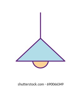 kitchen lamp isolated icon
