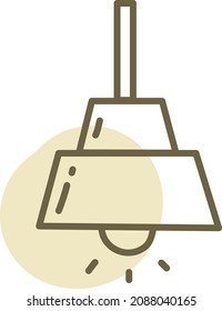 Kitchen light, illustration, vector, on a white background.