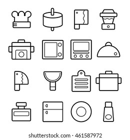 Kitchen line icon