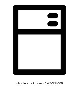 Lavavajillas de icono de la línea de cocina
