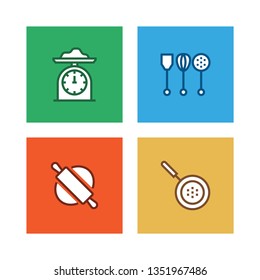 KITCHEN LINE ICON SET