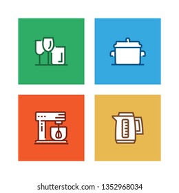 KITCHEN LINE ICON SET