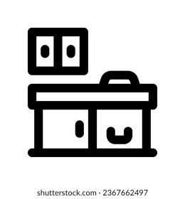 kitchen line icon. vector icon for your website, mobile, presentation, and logo design.