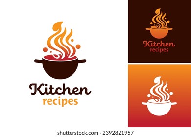 The Kitchen Logo is a stylish and modern logo design suitable for various kitchen-related businesses, such as restaurants, catering services, food blogs, and culinary schools.