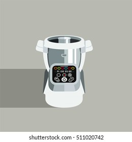 Kitchen Machine Vector Illustration 