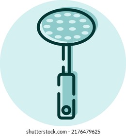Manifestación de cocina, ilustración, vector sobre fondo blanco.