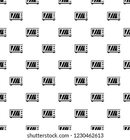Kitchen microwave oven pattern seamless vector repeat geometric for any web design