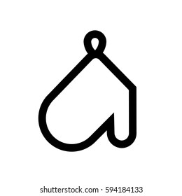 Kitchen mini line, icon, background and graphic. The icon is black and white, linear  flat, vector, pixel perfect, minimal, suitable for web and print. 