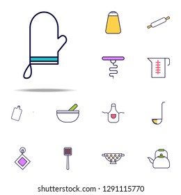kitchen mittens icon. web icons universal set for web and mobile