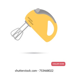 Kitchen mixer color flat icon
