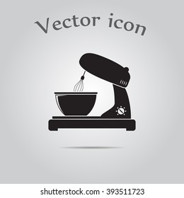kitchen mixer flat icon