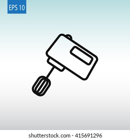 Kitchen mixer icon