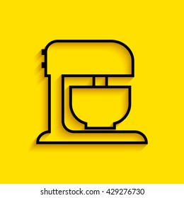 Kitchen mixer icon.
