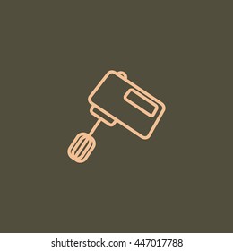 Kitchen mixer icon.