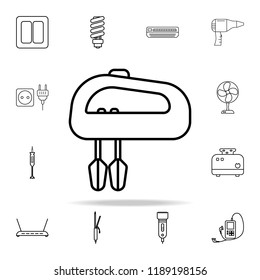 kitchen mixer icon. Appliances icons universal set for web and mobile