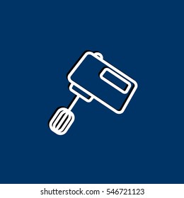  Kitchen mixer icon Flat.
